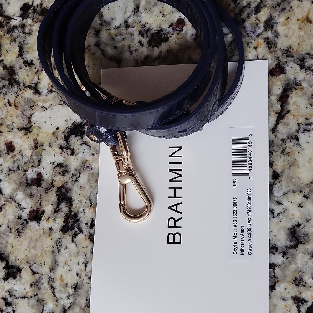 Brahmin Melinda Suede Bucket Bag - Picture 15 of 16